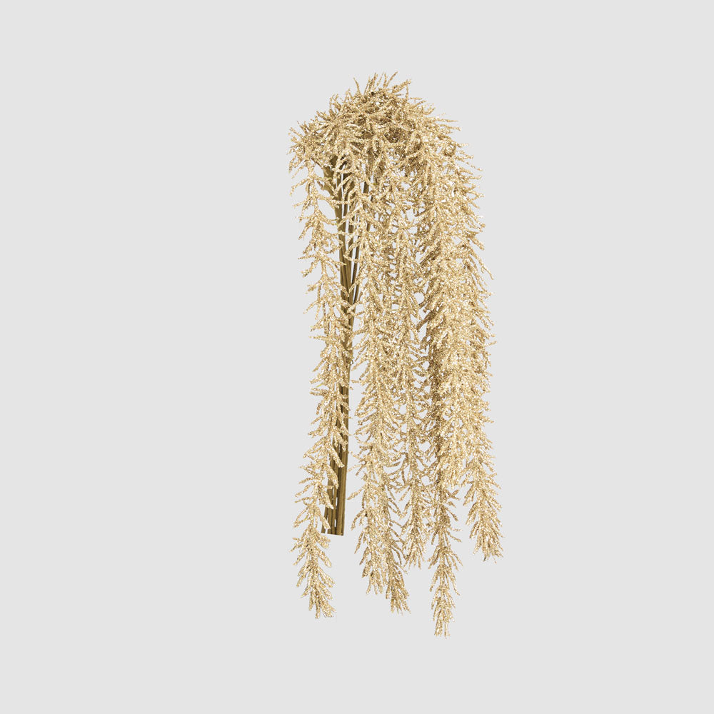 Cascading Glitter Bunch Gold