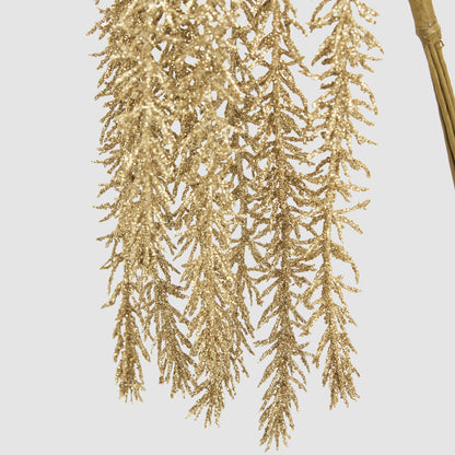 Cascading Glitter Bunch Gold
