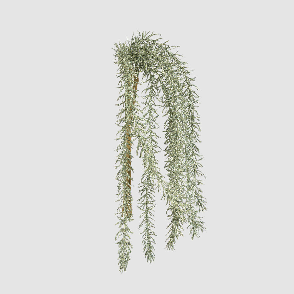 Cascading Glitter Bunch Green