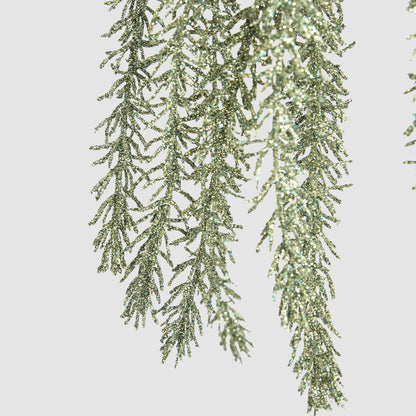 Cascading Glitter Bunch Green