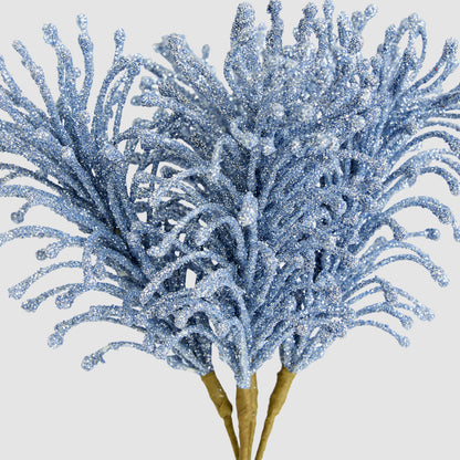 Glitter Fern Bunch Blue