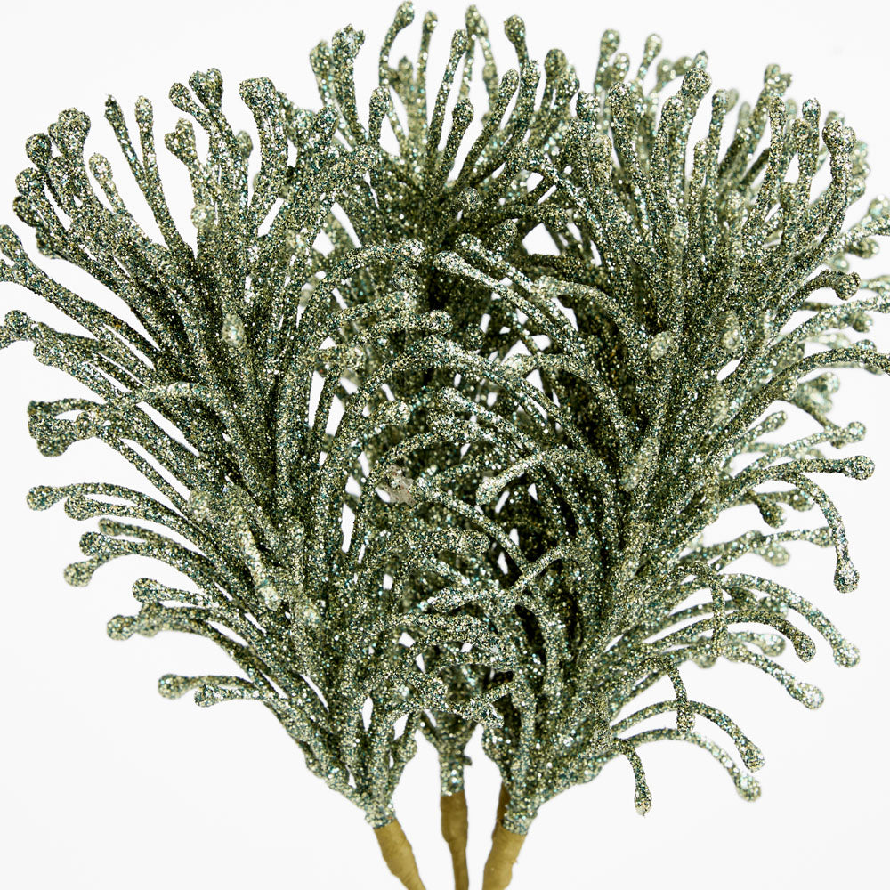 Glitter Fern Bunch Green