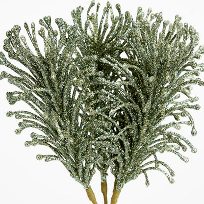 Glitter Fern Bunch Green