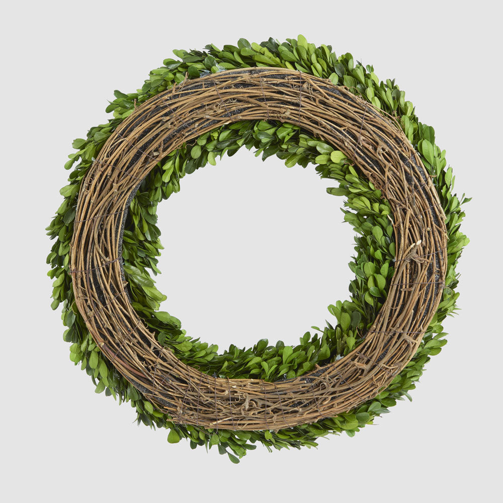 Preserved Boxwood Wreath 45cm