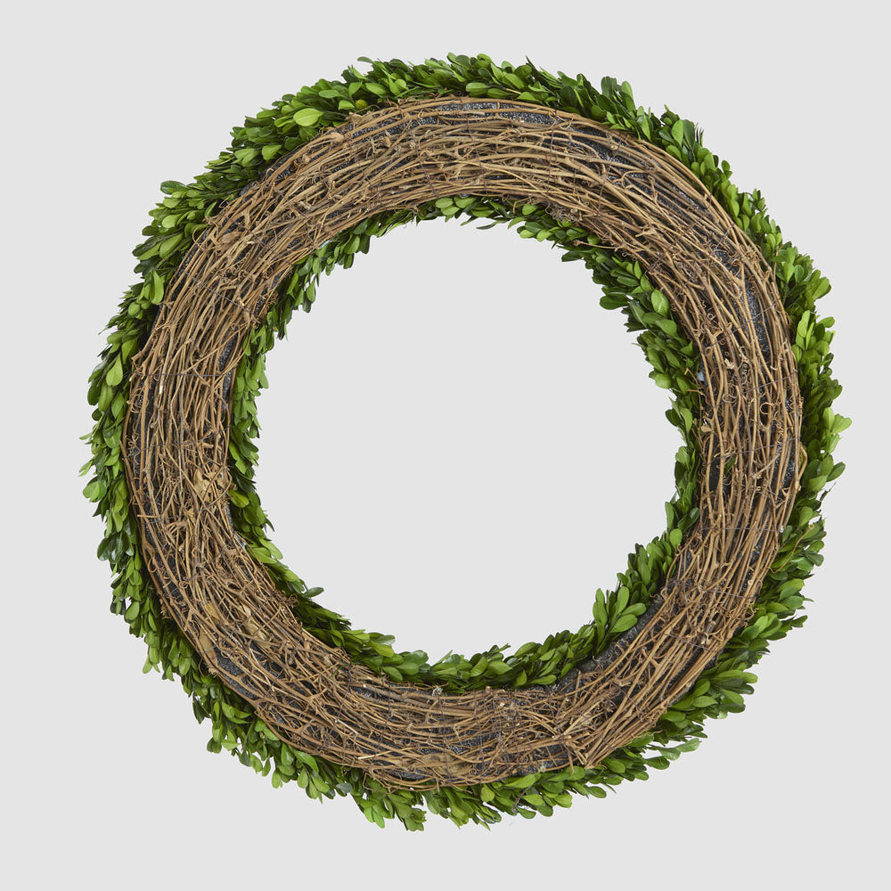 Preserved Boxwood Wreath 60cm