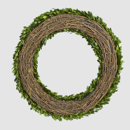 Preserved Boxwood Wreath 60cm