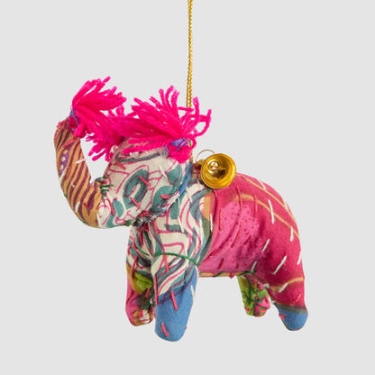 Kantha Elephant With Bell Decoration