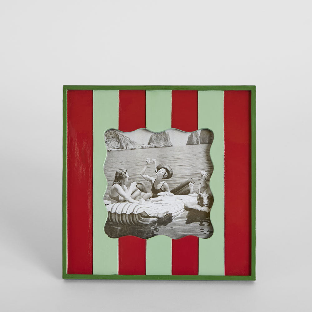 Ciao Bella Photo Frame 4x4 Red Green