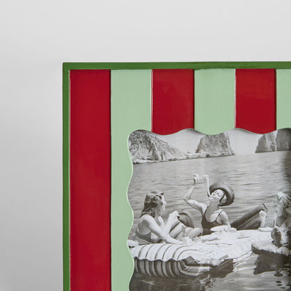 Ciao Bella Photo Frame 4x4 Red Green