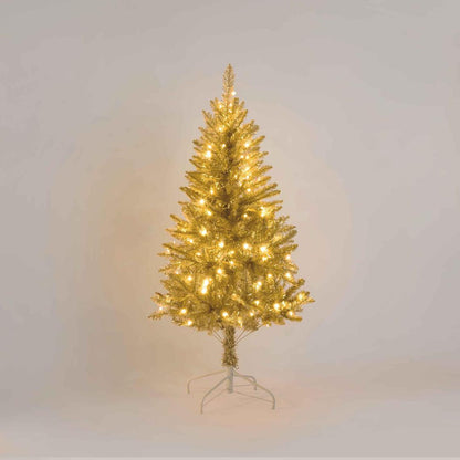 Champagne Tree with 110LED 150cm