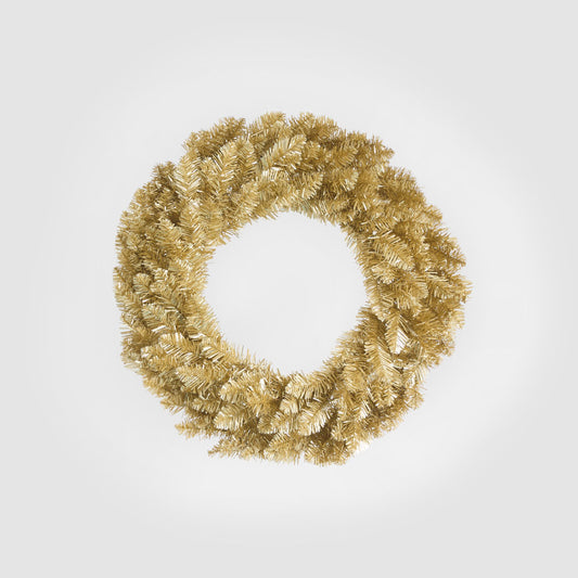 Champagne Wreath with 50 LED 60cm