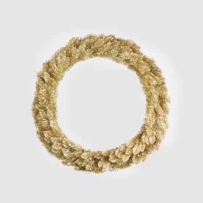 Champagne Wreath with 70 LED 90cm