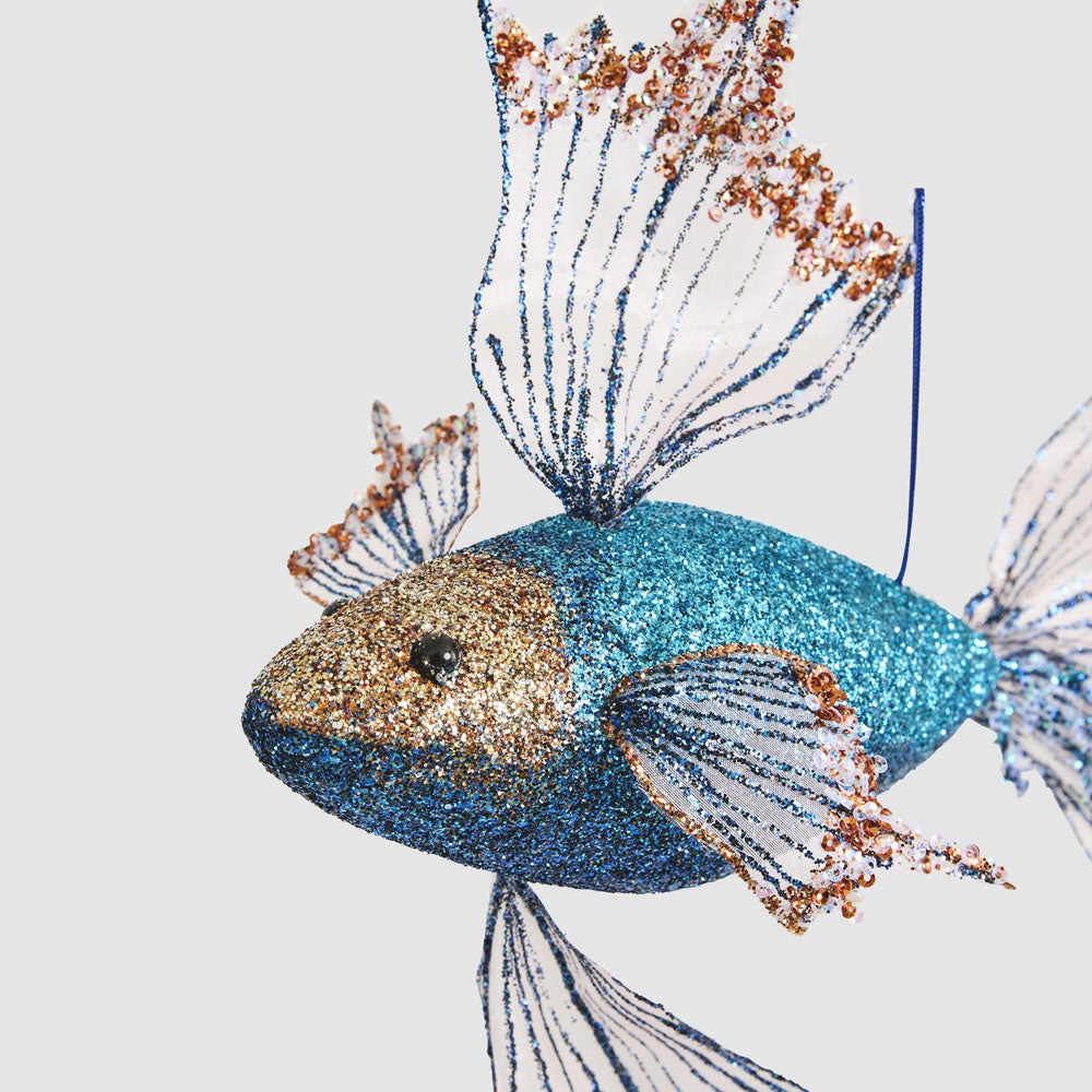Merlin Fancy Fish Decoration Blue