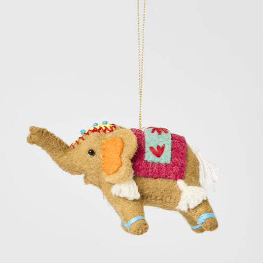 Callao Felt Elephant Hanging Decoration