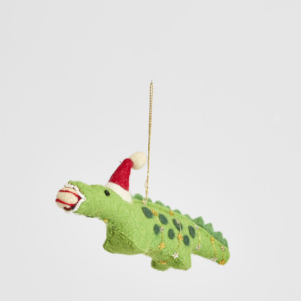 Felt Crocodile Hanging Decoration