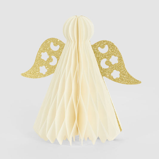 Paper Angel With Gold Wings
