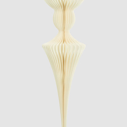 Paper Jousting Finial Decoration White