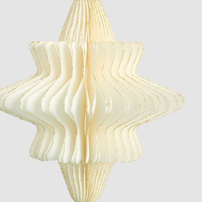 Paper Star Decoration Small White