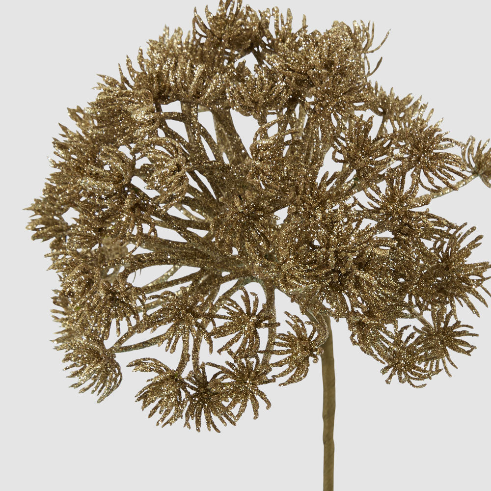 Glitter Agapanthus Stem Gold