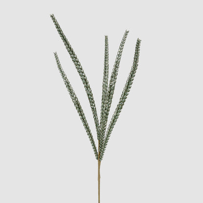 Glitter Leaf Spray Green