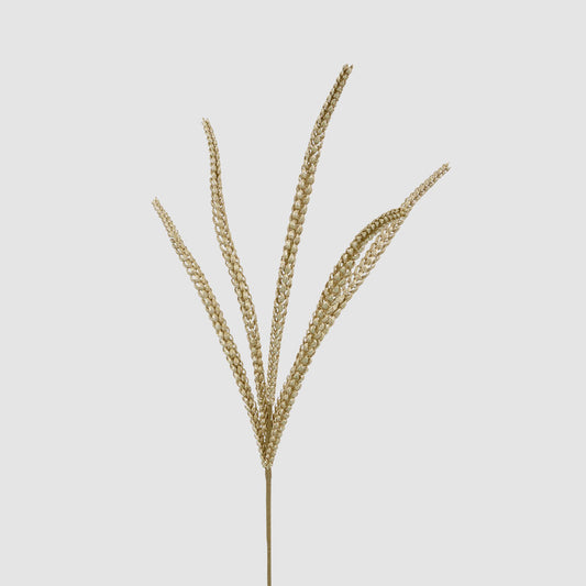 Glitter Leaf Spray Gold