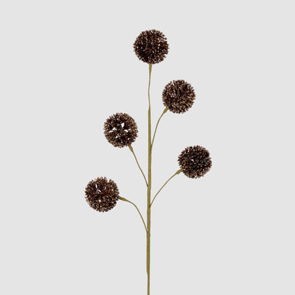 Glitter Pompom Spray Bronze