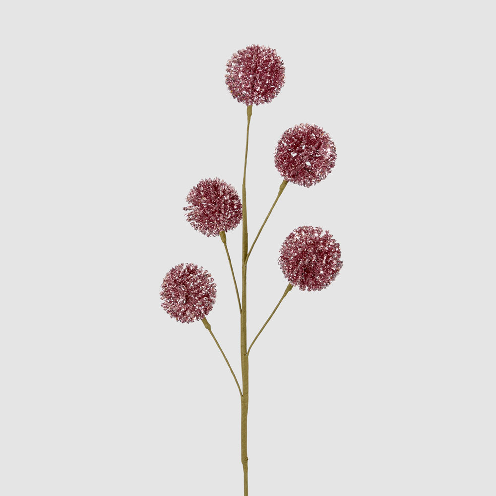 Glitter Pompom Spray Pink