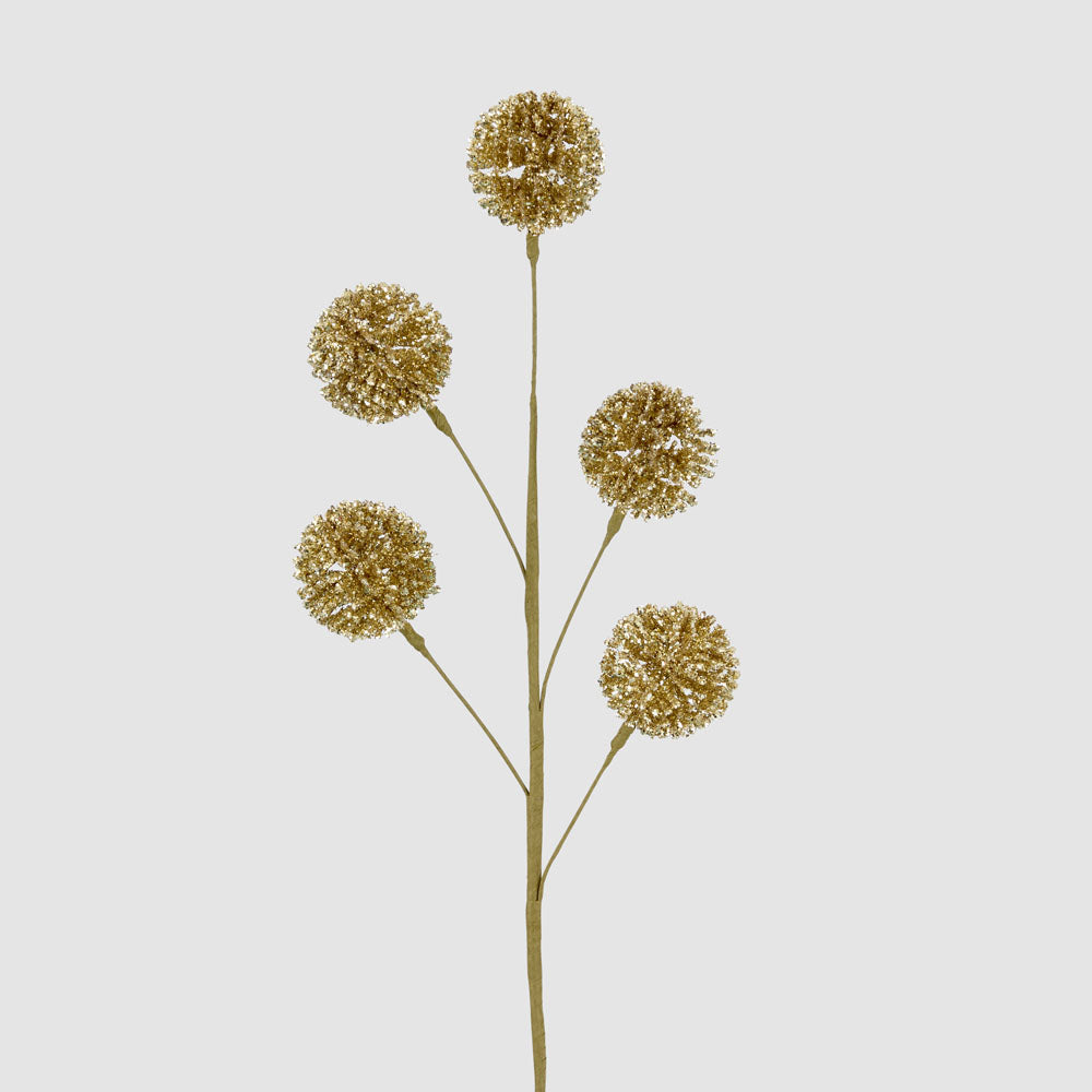 Glitter Pompom Spray Gold