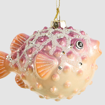 Blowfish Glass Tree DEcoration