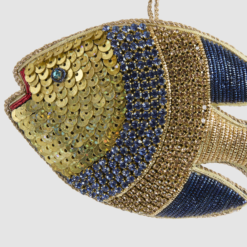 Manarola Fish Decoration Blue
