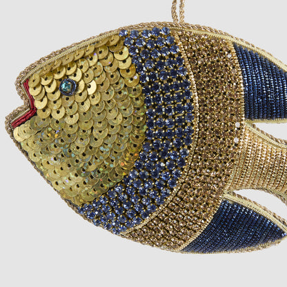 Manarola Fish Decoration Blue