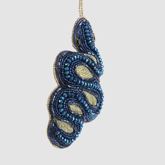 Curling Adder Snake Decoration