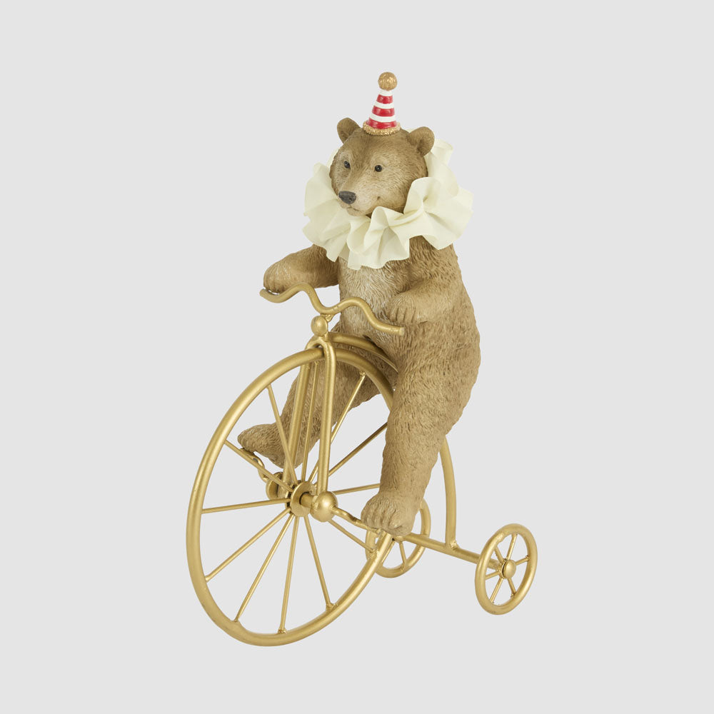 Bert the Circus Bear on Bicycle