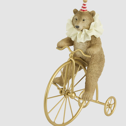 Bert the Circus Bear on Bicycle