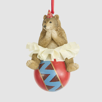 Tango Circus Bear on Ball Decoration