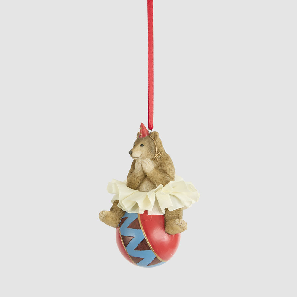 Tango Circus Bear on Ball Decoration