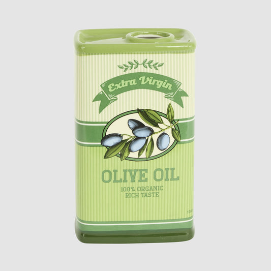 Ciao Bella Retro Olive Oil Ceramic Vase Green