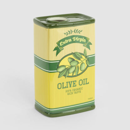 Ciao Bella Retro Olive Oil Ceramic Vase Yellow