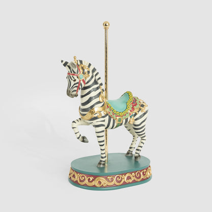 Heirloom Carousel Zebra Decor