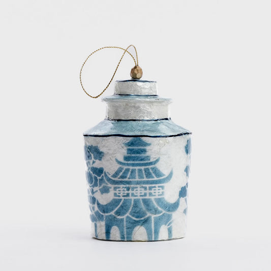 Chinoi Handpainted Capiz Decoration
