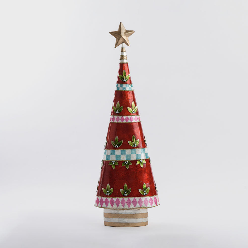 Fleur Capiz Tree Red