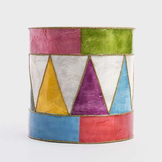 Checker Capiz Diamond Drum Multi