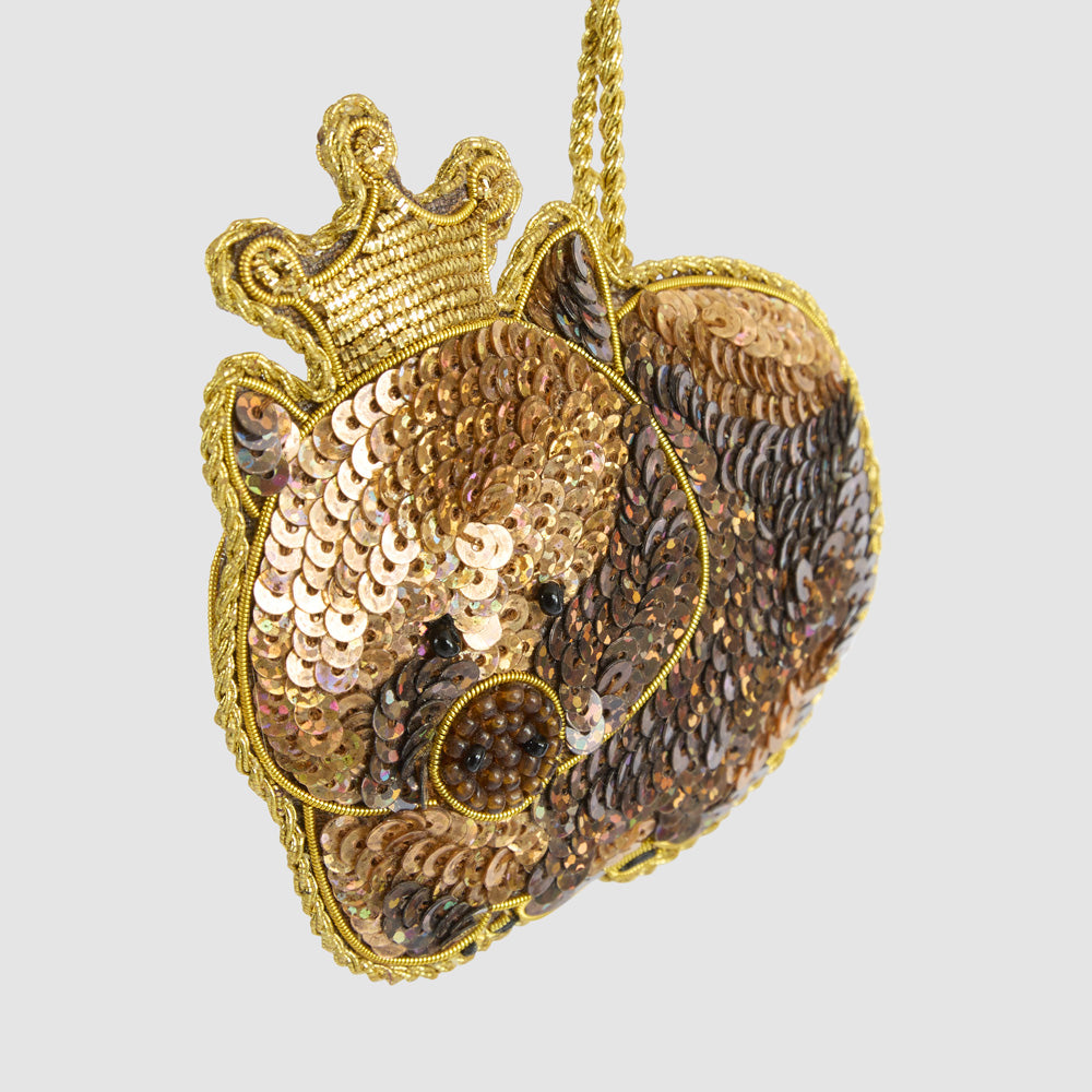 Warren The Wombat Sequin Decoration