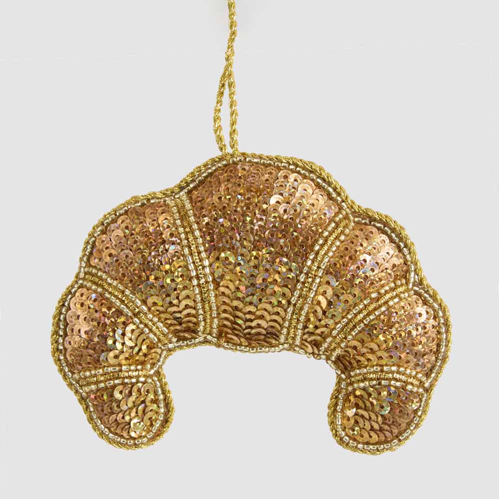 Le Croissant Sequin Decoration