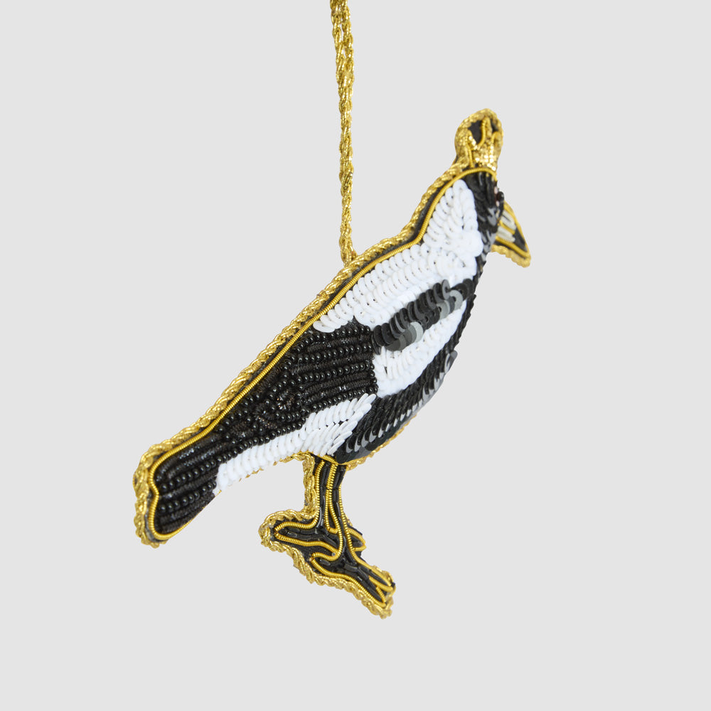 Shiny Bandit Magpie Decoration