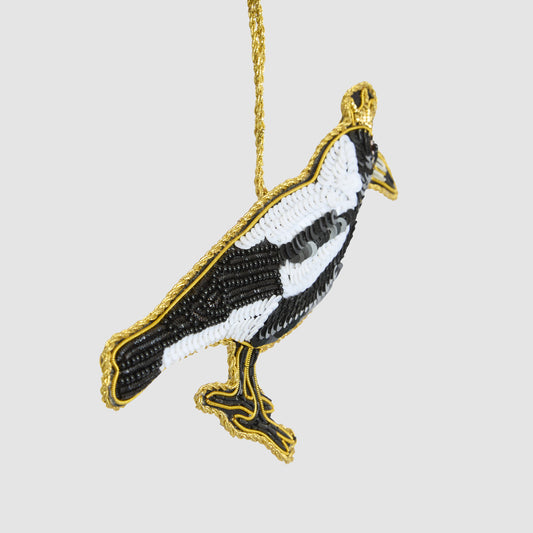 Shiny Bandit Magpie Decoration