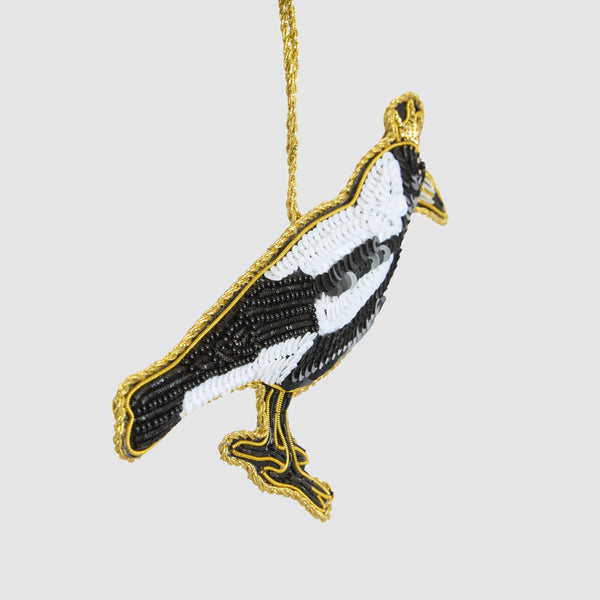 Shiny Bandit Magpie Decoration