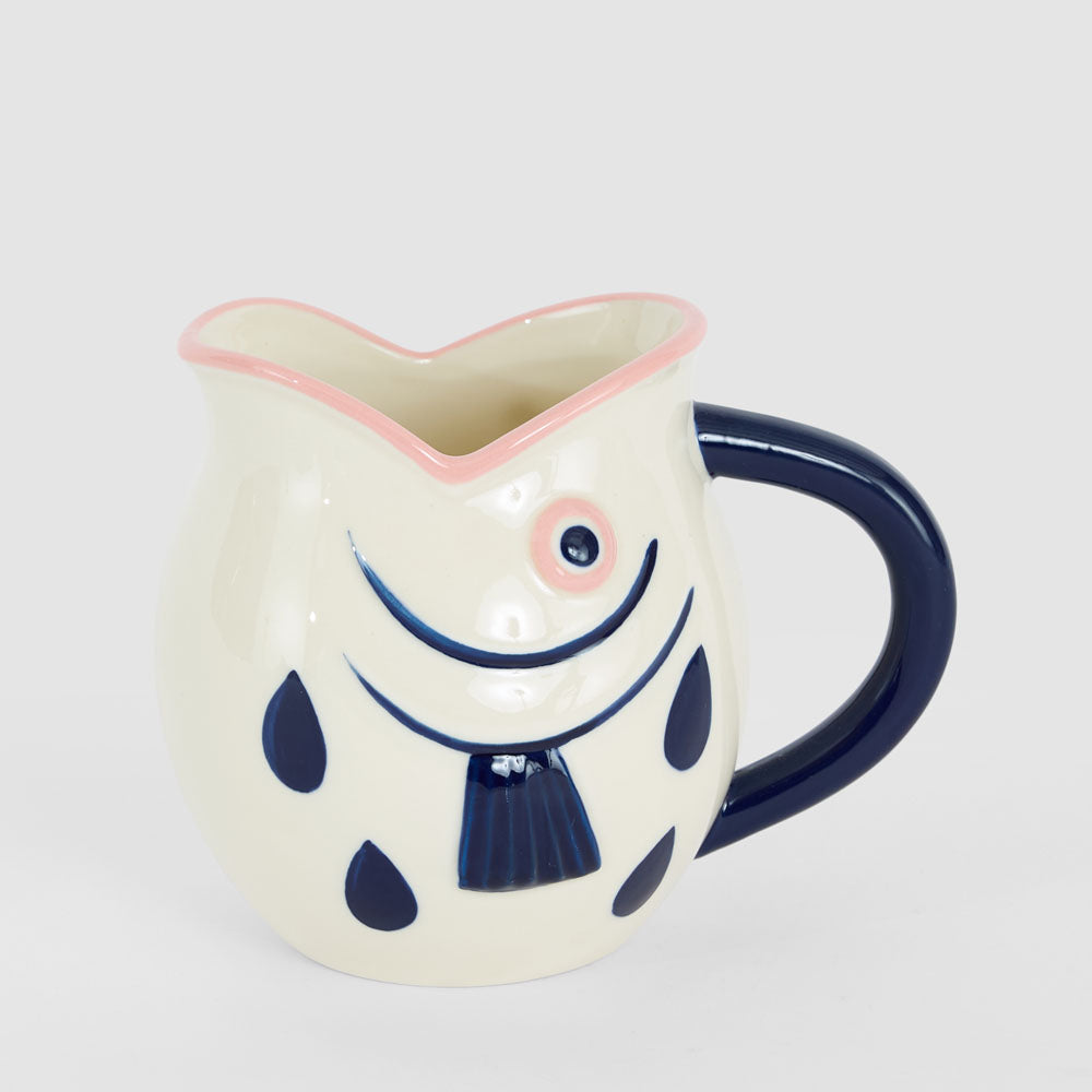 Nautical Ceramic Fish Jug Small – Florabelle Living
