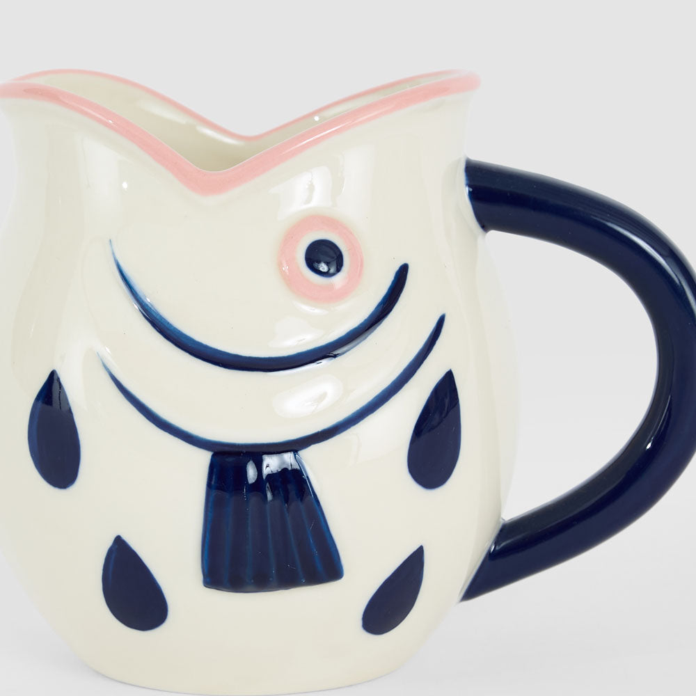 Mini Fish Jug Nautical Ceramic Fish Jug Small – Florabelle Living