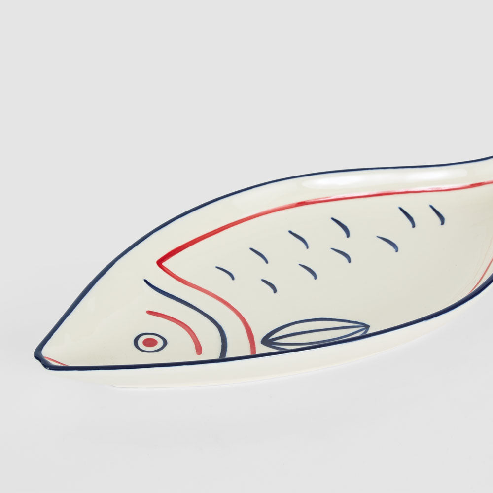 Nautical Ceramic Fish Dish